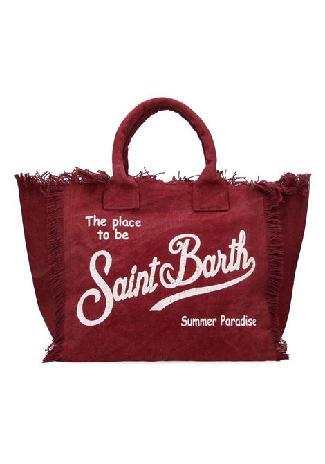 Borsa Donna in canvas SAINT BARTH | VANI001 VANITY01278H 45 BORDEAUX